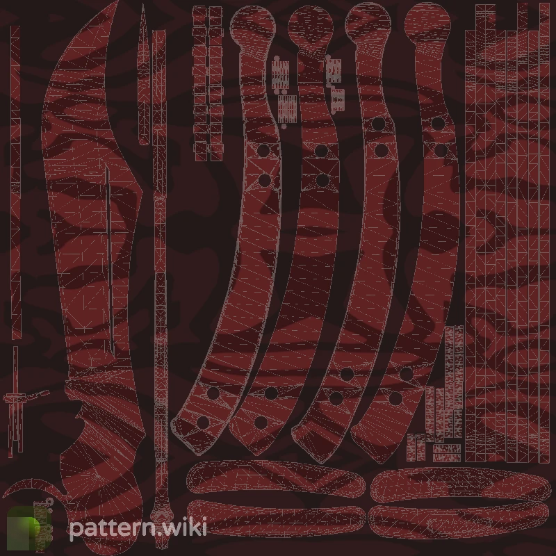 Butterfly Knife Slaughter seed 976 pattern template