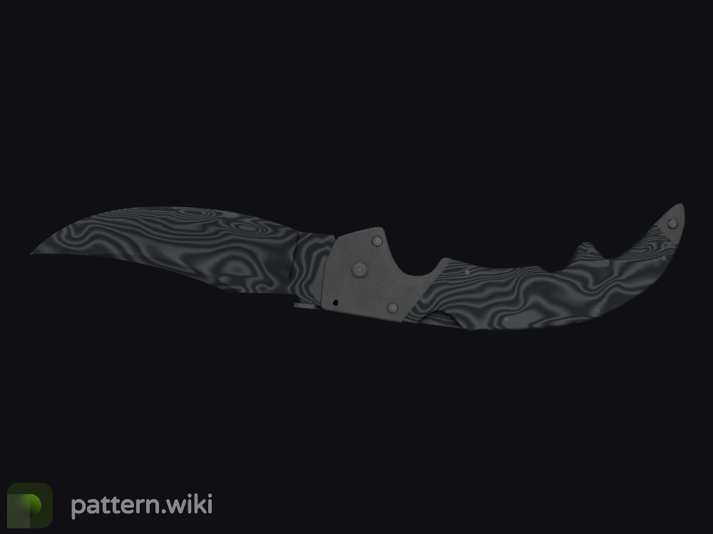 Falchion Knife Damascus Steel seed 674