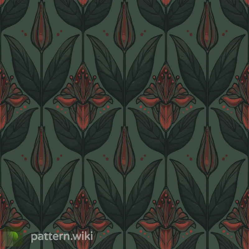 UMP-45 Day Lily seed 0 pattern template