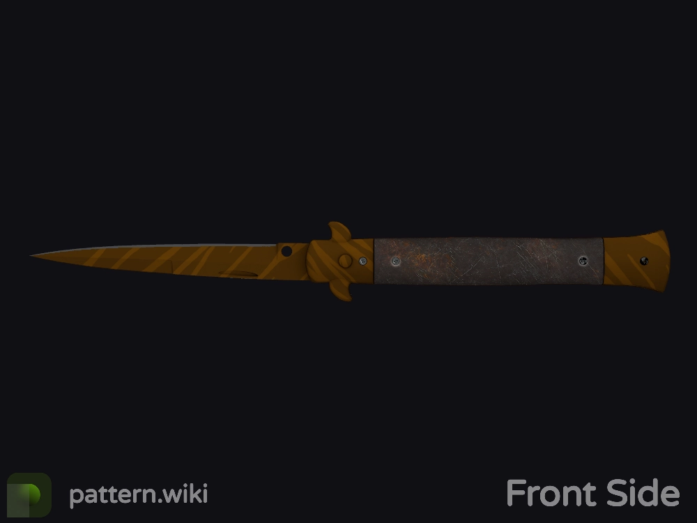 Stiletto Knife Tiger Tooth seed 499