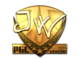 Sticker JW (Gold) | Krakow 2017 preview