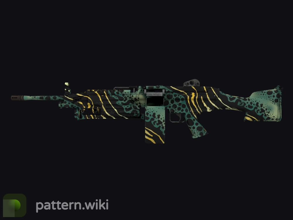 M249 Emerald Poison Dart seed 702