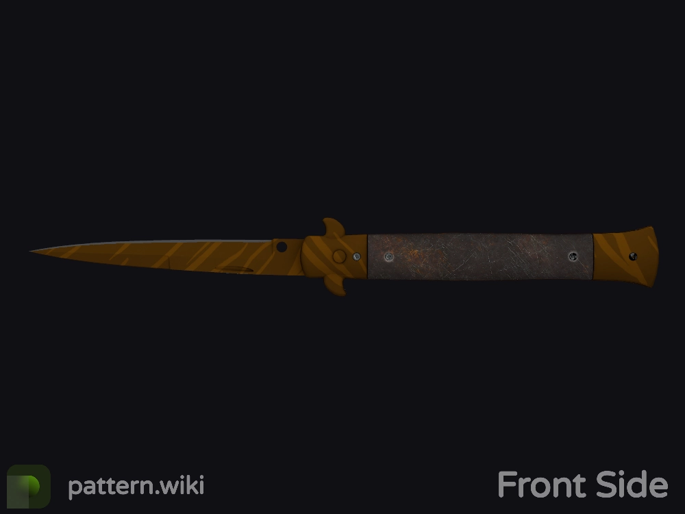 Stiletto Knife Tiger Tooth seed 854