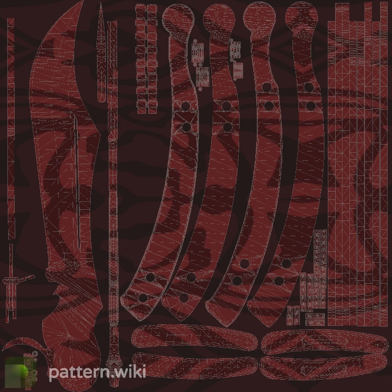 Butterfly Knife Slaughter seed 386 pattern template