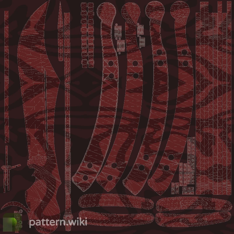 Butterfly Knife Slaughter seed 248 pattern template