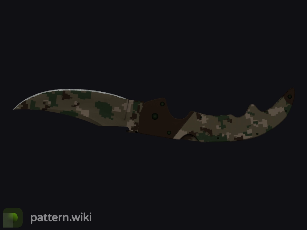 Falchion Knife Forest DDPAT seed 409