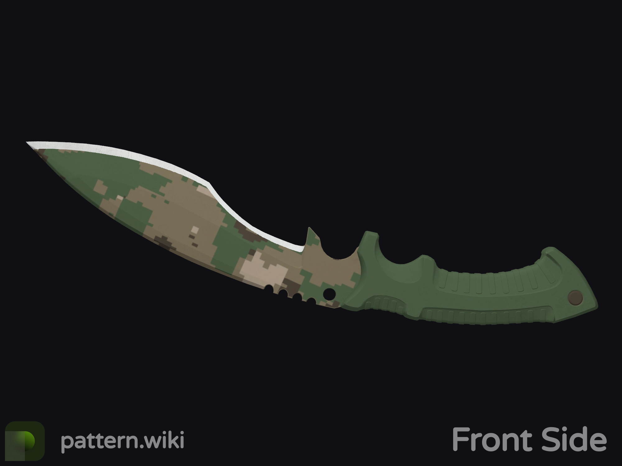 Kukri Knife Forest DDPAT seed 576