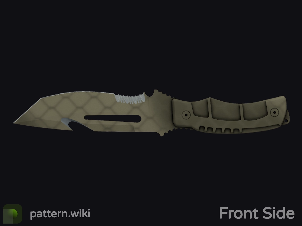 Survival Knife Safari Mesh seed 641