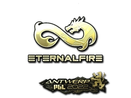 Sticker Eternal Fire (Gold) | Antwerp 2022 preview