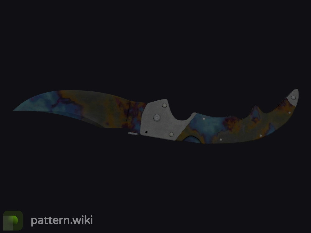 Falchion Knife Case Hardened seed 4