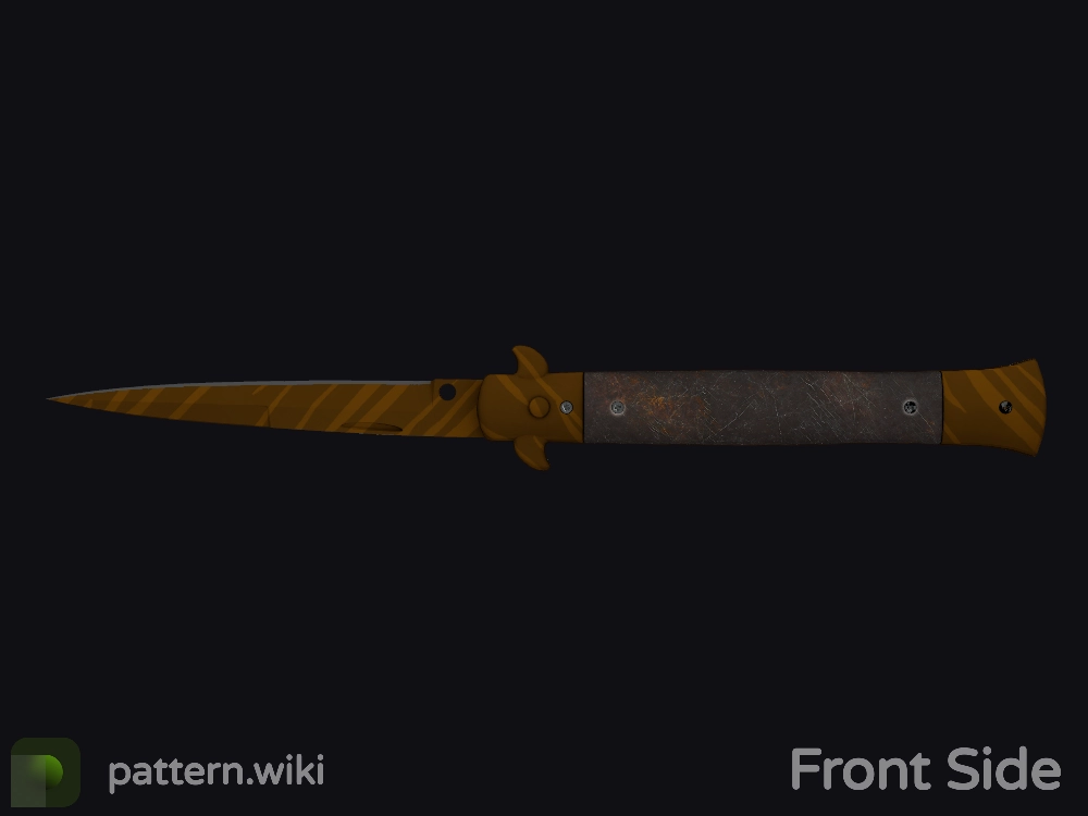 Stiletto Knife Tiger Tooth seed 434