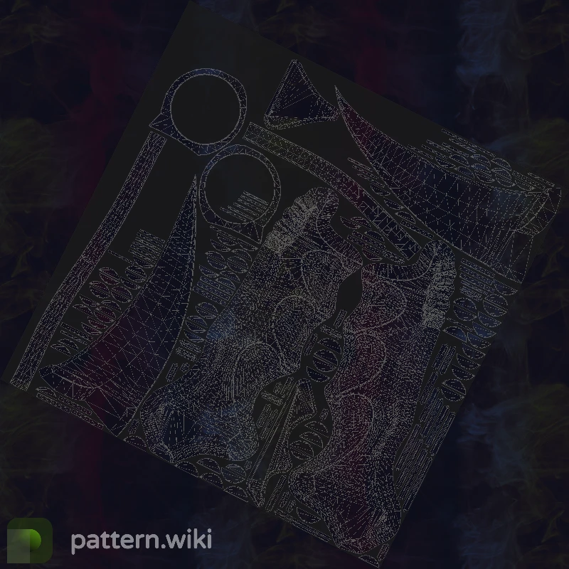 Karambit Doppler seed 448 pattern template