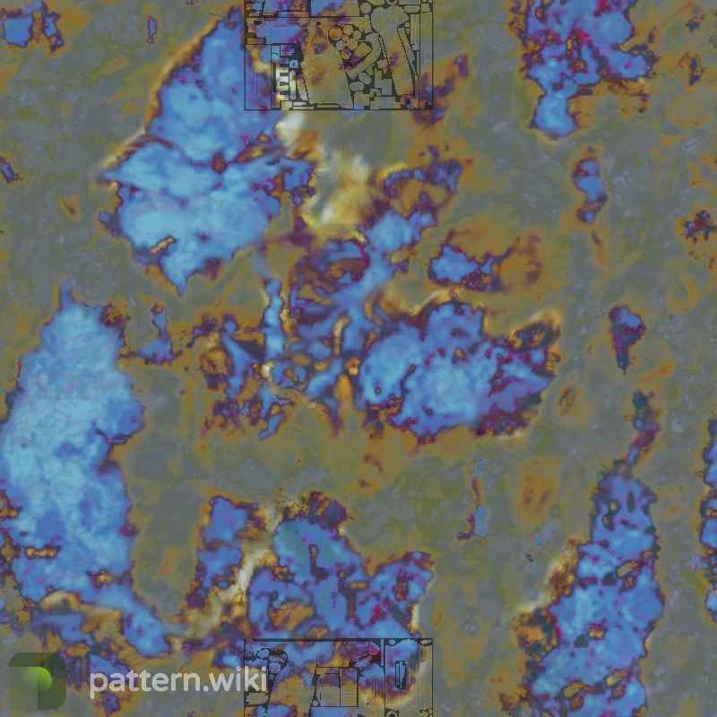 Five-SeveN Case Hardened seed 412 pattern template