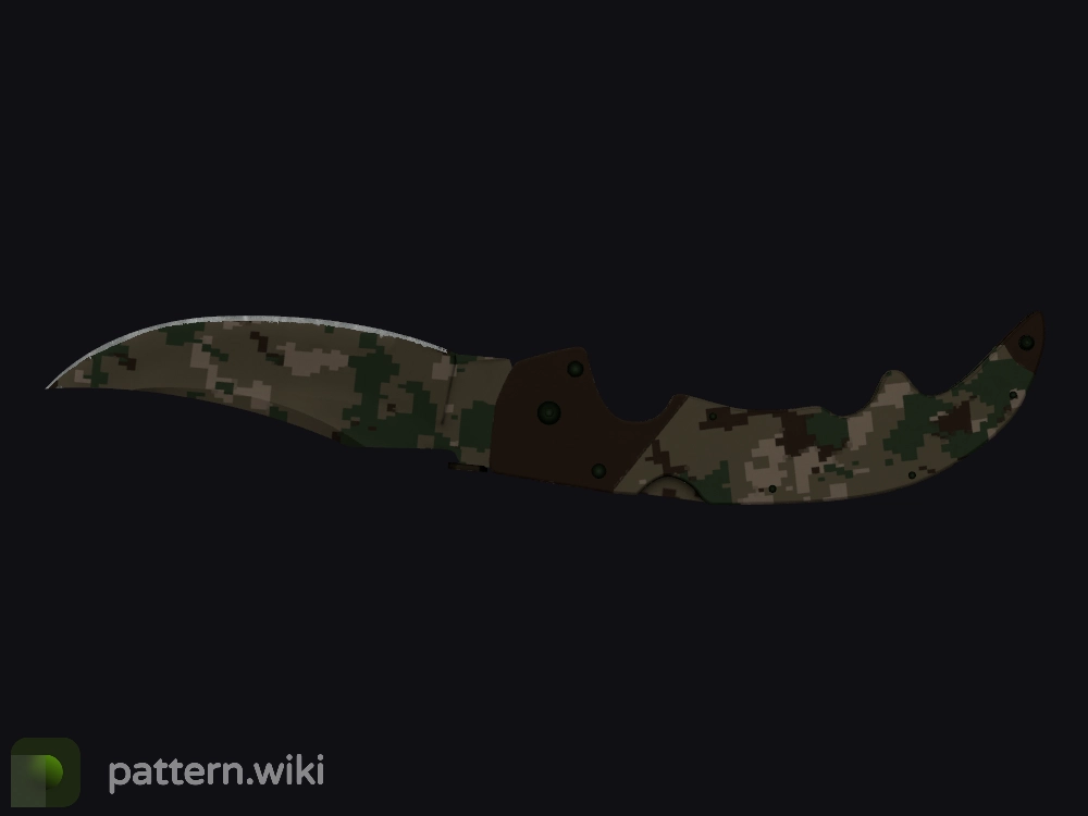 Falchion Knife Forest DDPAT seed 125