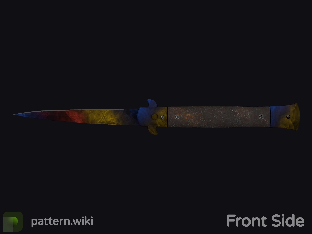 Stiletto Knife Marble Fade seed 260