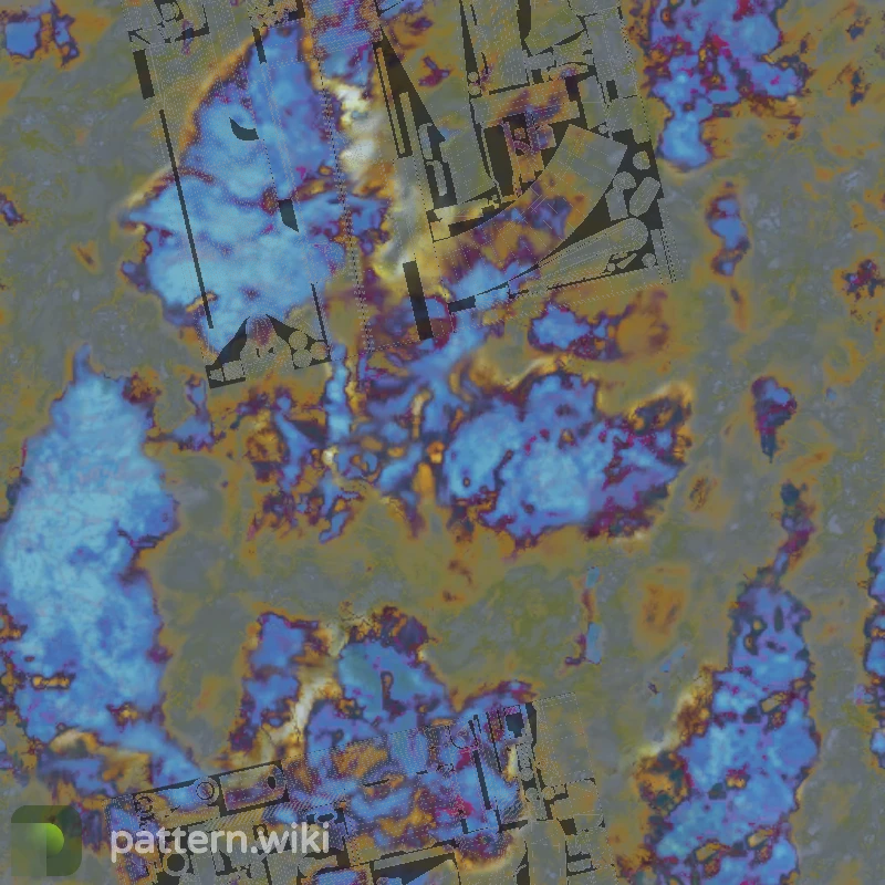 AK-47 Case Hardened seed 310 pattern template