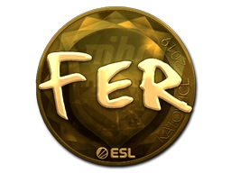 Sticker fer (Gold) | Katowice 2019 preview