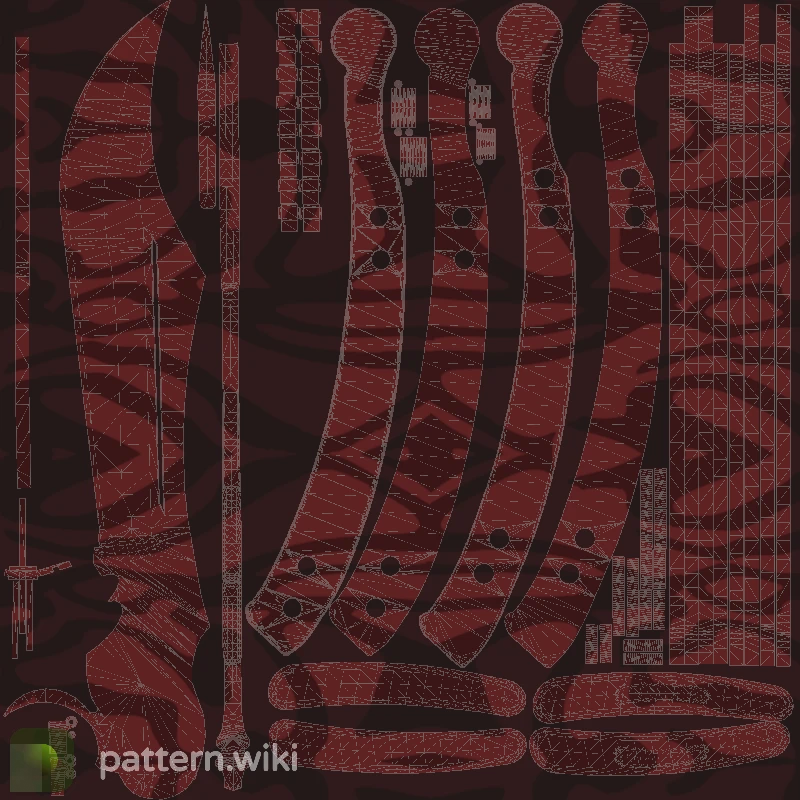 Butterfly Knife Slaughter seed 921 pattern template