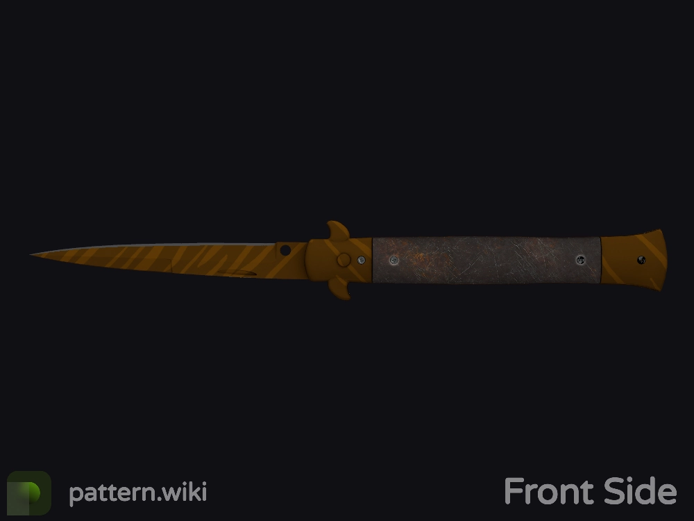 Stiletto Knife Tiger Tooth seed 469