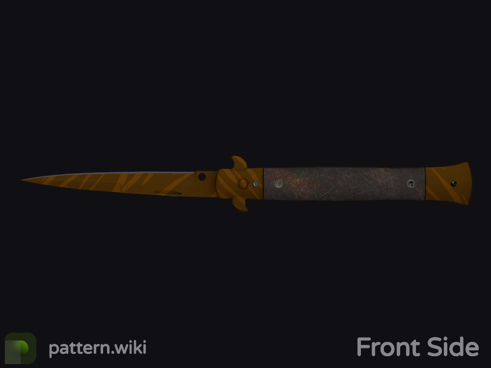 Stiletto Knife Tiger Tooth seed 589