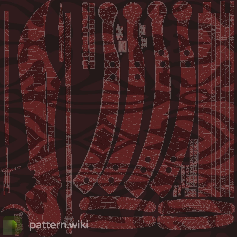 Butterfly Knife Slaughter seed 827 pattern template