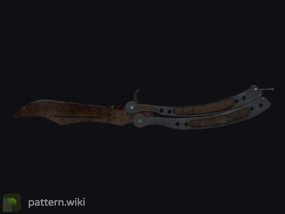 Butterfly Knife Rust Coat seed 707