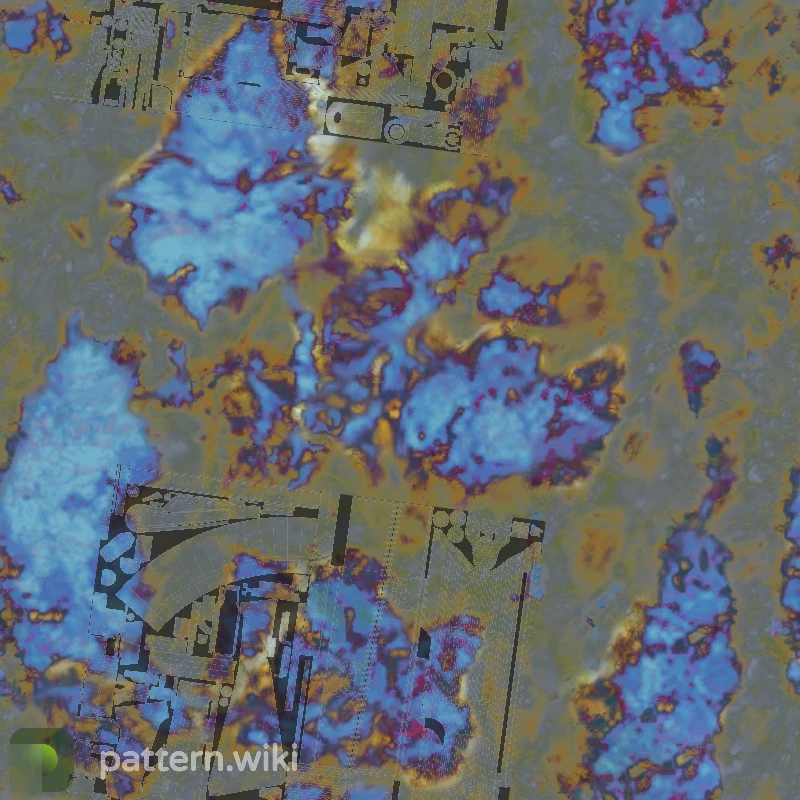 AK-47 Case Hardened seed 864 pattern template