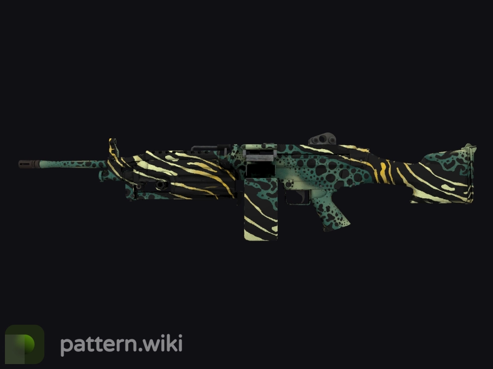 M249 Emerald Poison Dart seed 323