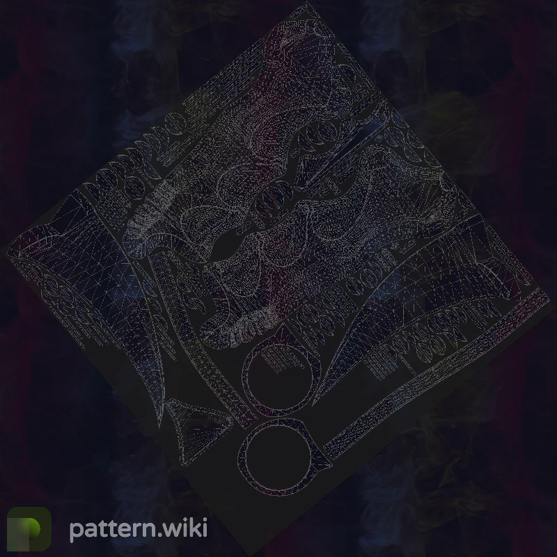 Karambit Doppler seed 870 pattern template