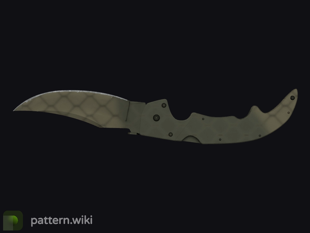 Falchion Knife Safari Mesh seed 840