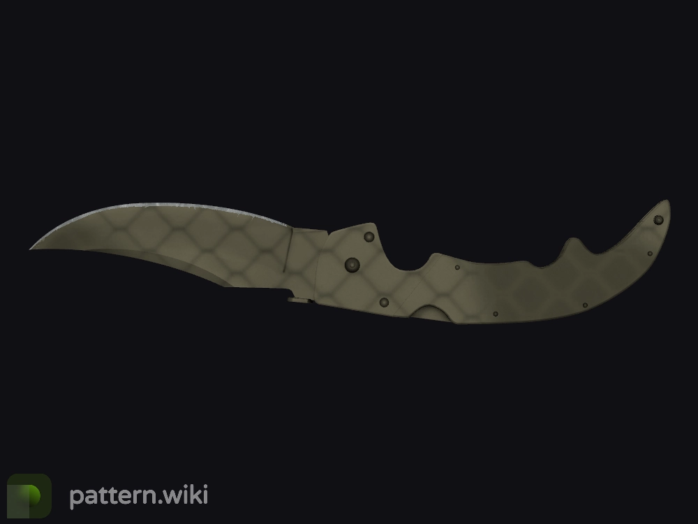 Falchion Knife Safari Mesh seed 102