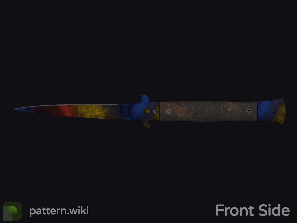 Stiletto Knife Marble Fade seed 294