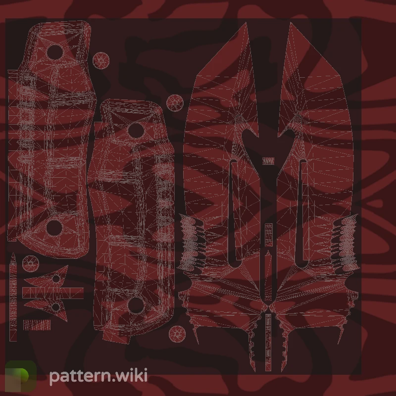 Survival Knife Slaughter seed 668 pattern template