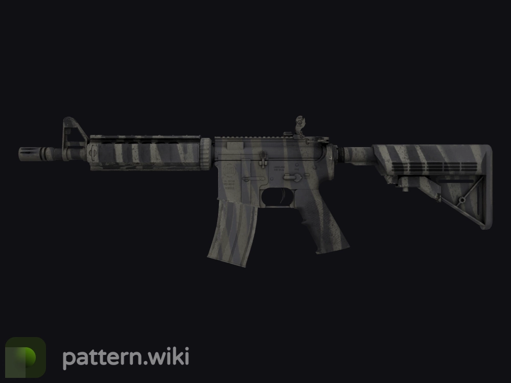 M4A4 Faded Zebra seed 8