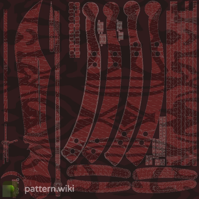 Butterfly Knife Slaughter seed 901 pattern template