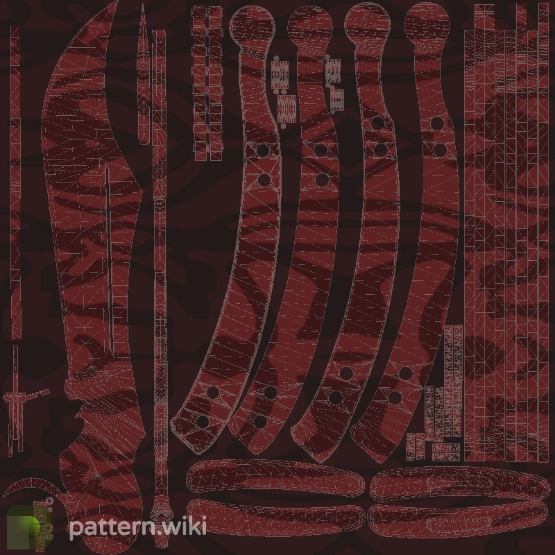 Butterfly Knife Slaughter seed 25 pattern template