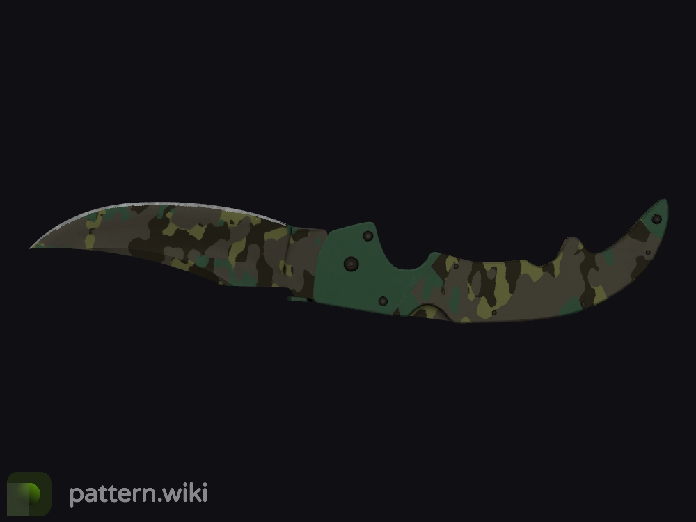 Falchion Knife Boreal Forest seed 77