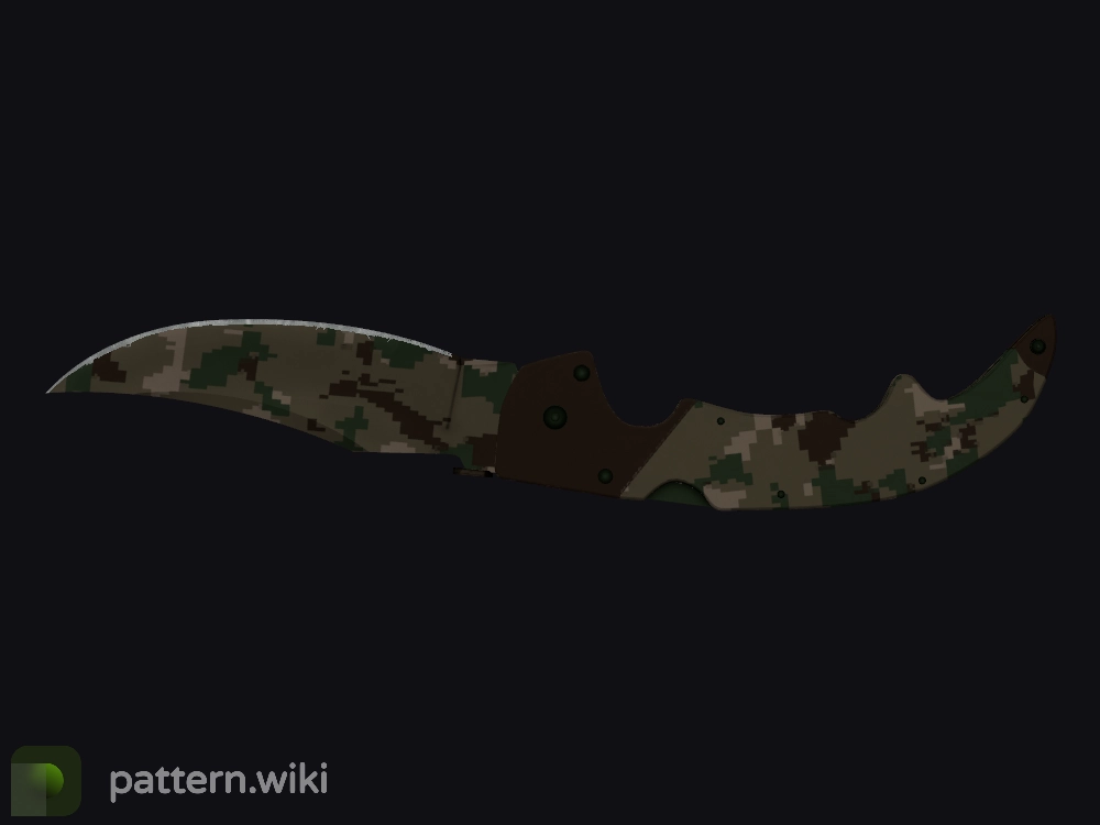 Falchion Knife Forest DDPAT seed 0