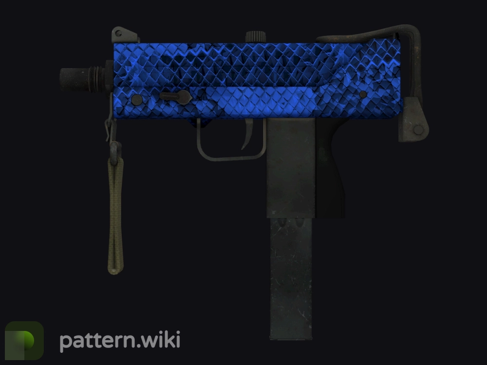 MAC-10 Lapis Gator seed 633