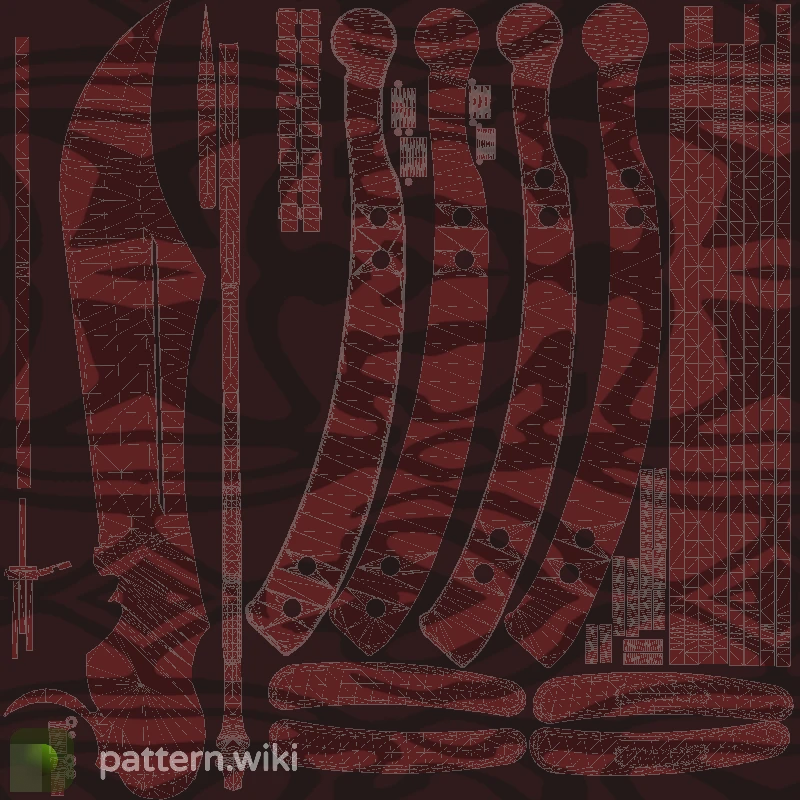 Butterfly Knife Slaughter seed 137 pattern template