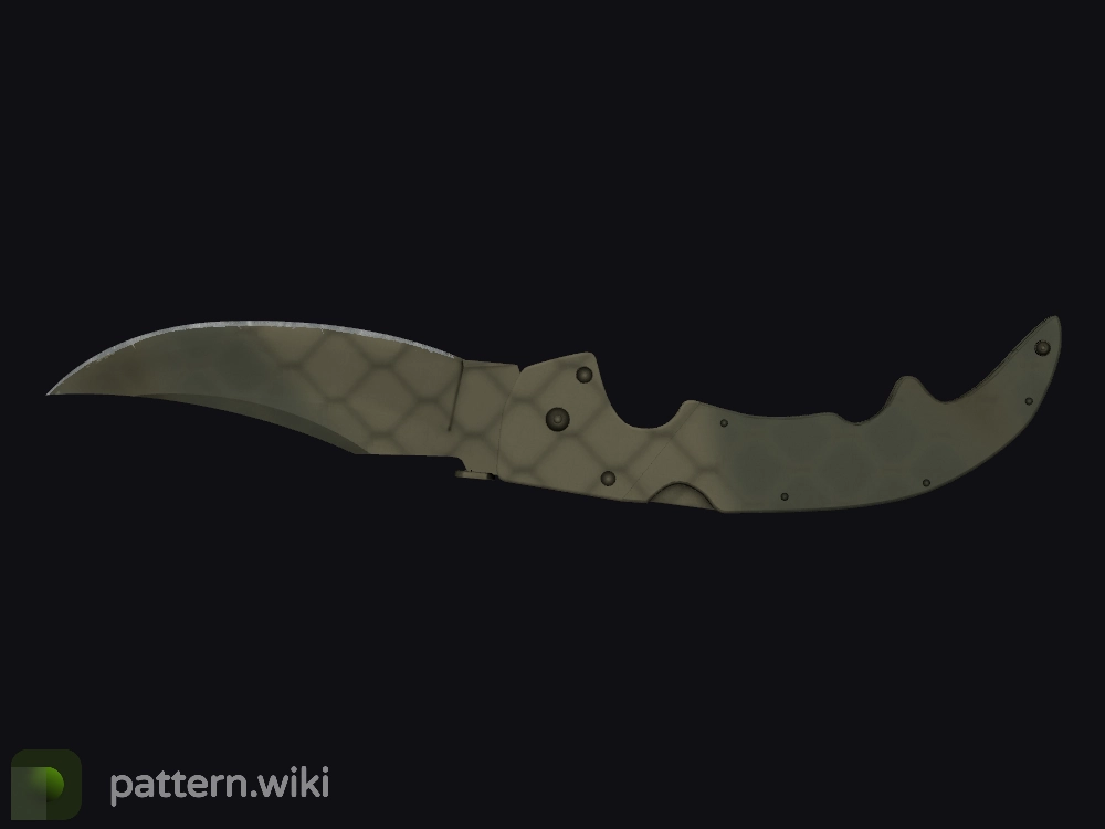 Falchion Knife Safari Mesh seed 343