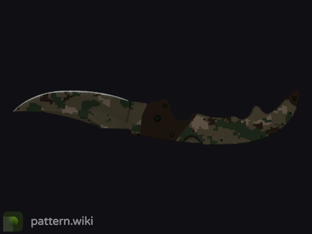 Falchion Knife Forest DDPAT seed 406