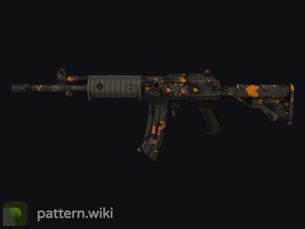 Galil AR Orange DDPAT seed 387