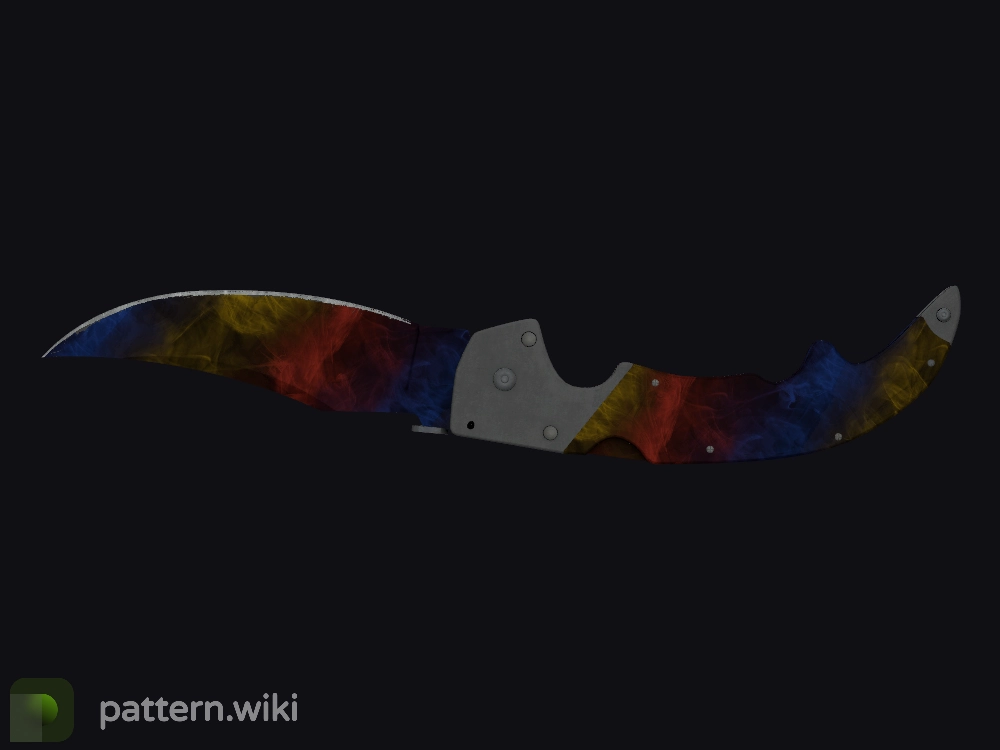 Falchion Knife Marble Fade seed 167