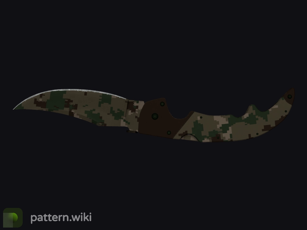 Falchion Knife Forest DDPAT seed 365