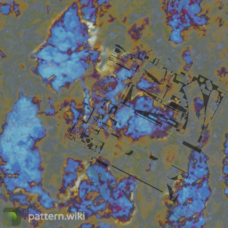 AK-47 Case Hardened seed 115 pattern template