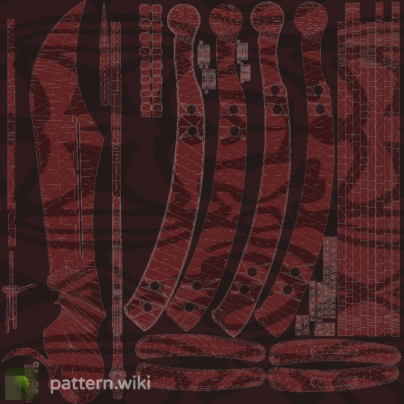 Butterfly Knife Slaughter seed 977 pattern template