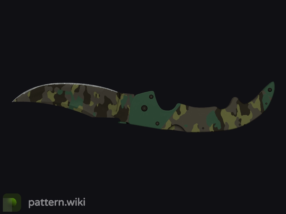 Falchion Knife Boreal Forest seed 821