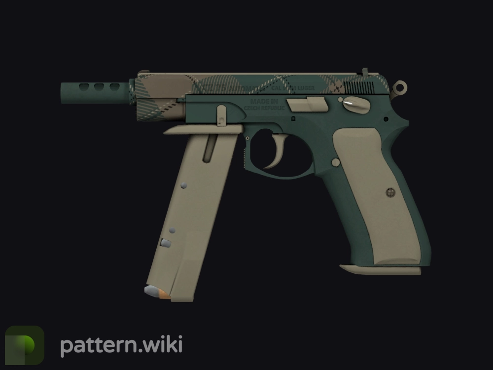 CZ75-Auto Green Plaid seed 357