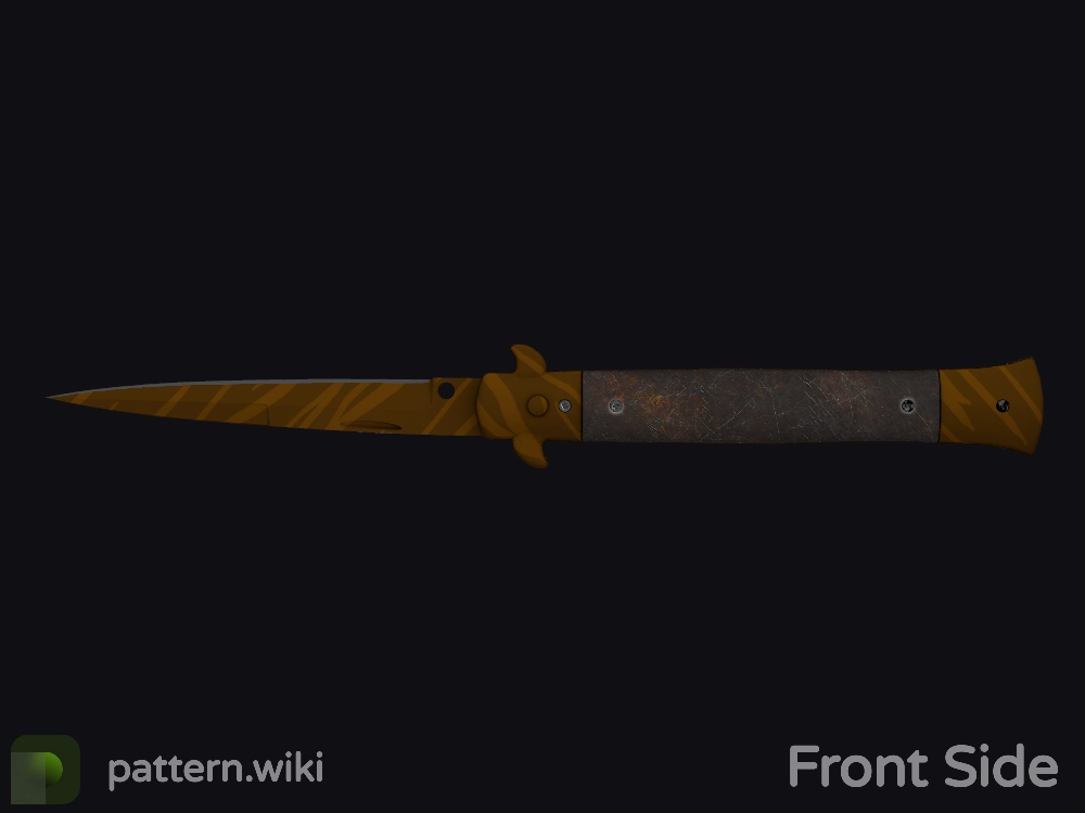 Stiletto Knife Tiger Tooth seed 207